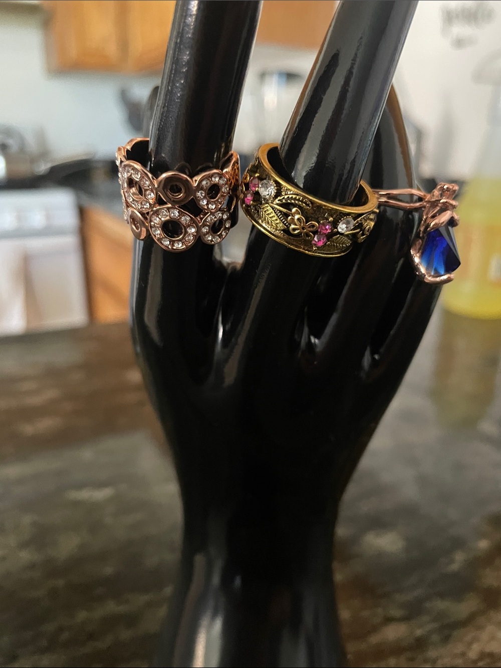 Bundle three-ring set